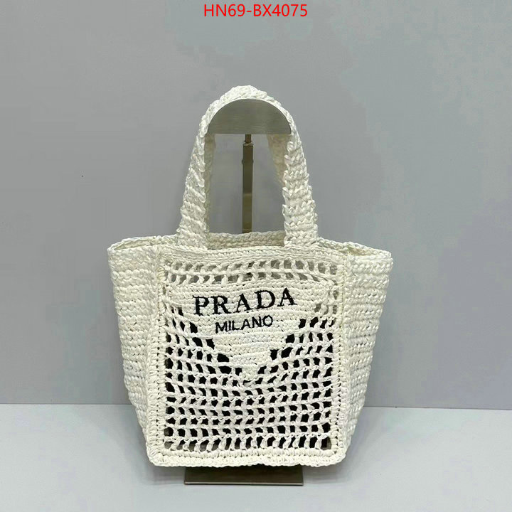 Prada Bags (4A)-Handbag- exclusive cheap ID: BX4075 $: 69USD,