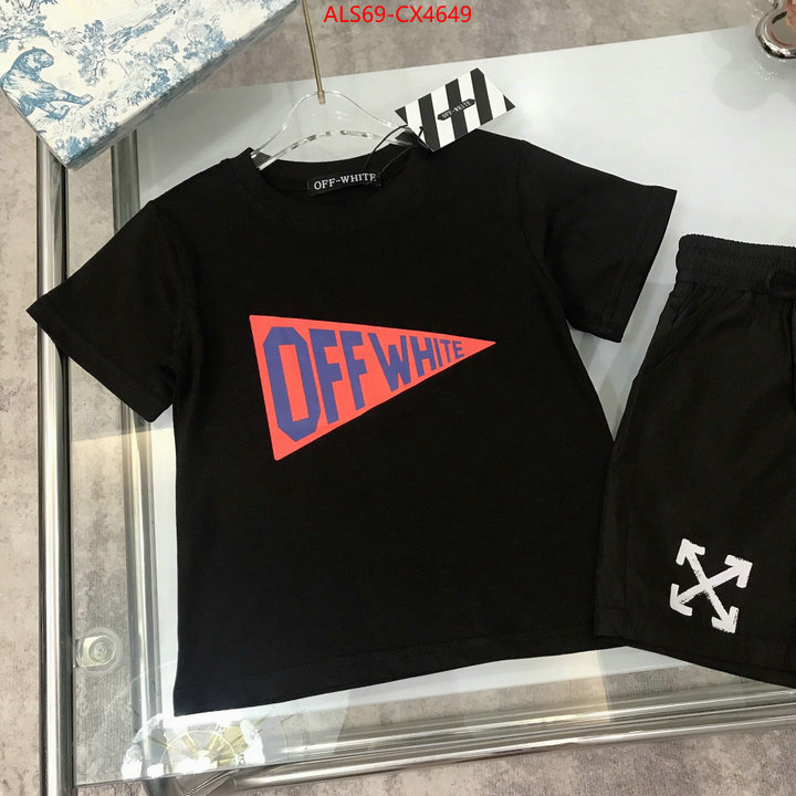 Kids clothing-OffWhite replica 2024 perfect luxury ID: CX4649 $: 69USD