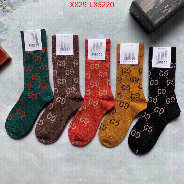 Sock-Gucci supplier in china ID: LX5220 $: 29USD