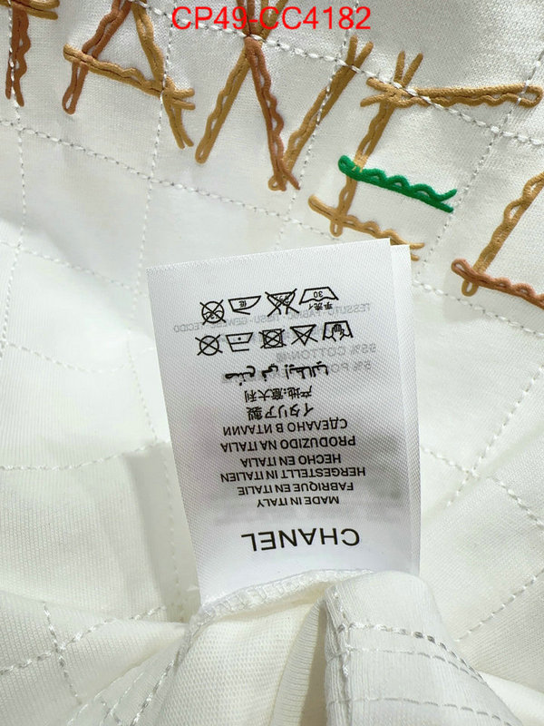 Clothing-Chanel 2024 perfect replica designer ID: CC4182 $: 49USD