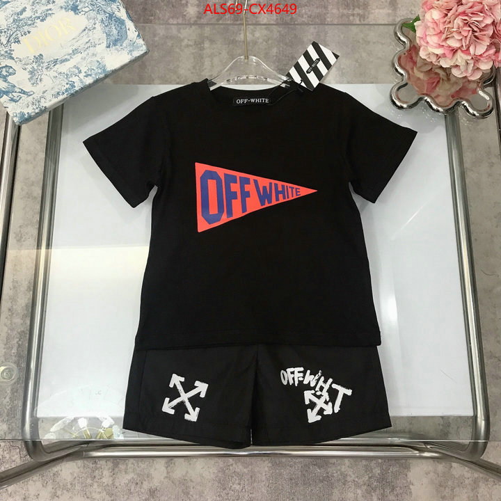 Kids clothing-OffWhite replica 2024 perfect luxury ID: CX4649 $: 69USD