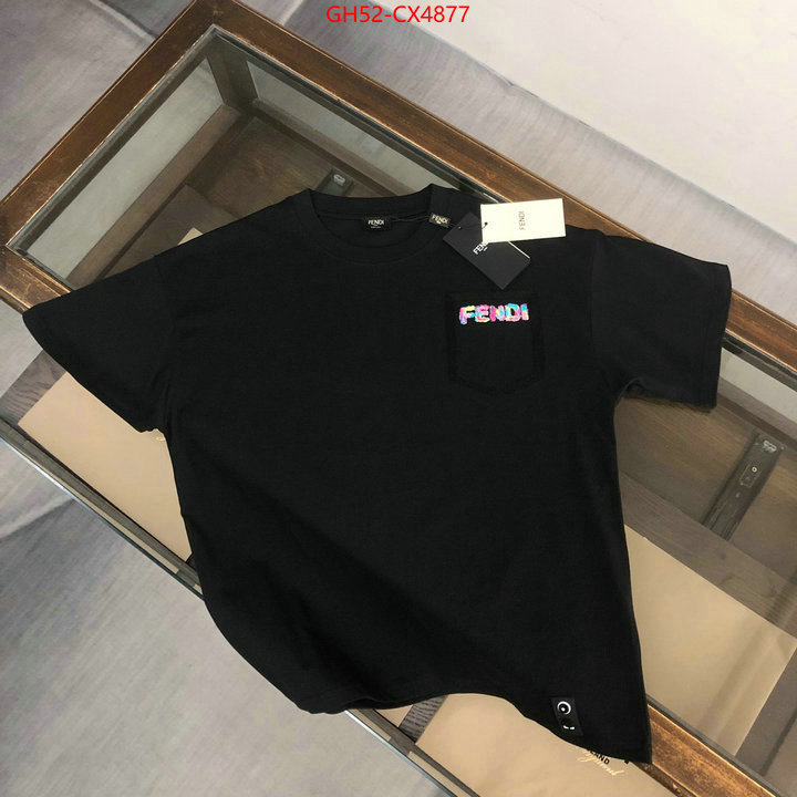 Clothing-Fendi replica wholesale ID: CX4877 $: 52USD