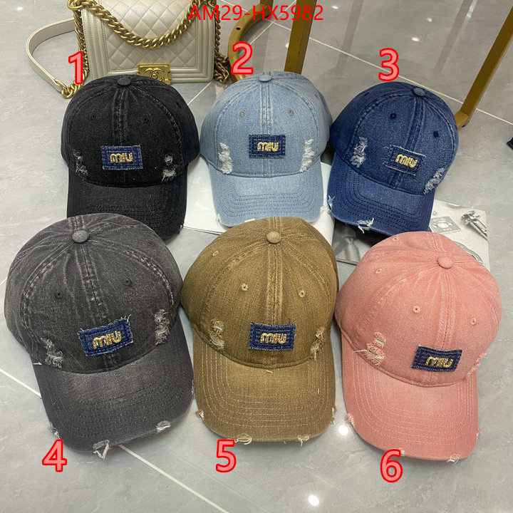 Cap(Hat)-Miu Miu replica sale online ID: HX5982 $: 29USD