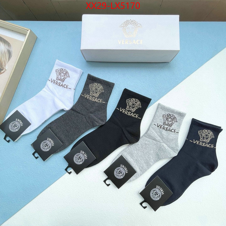 Sock-Versace high quality designer replica ID: LX5170 $: 29USD