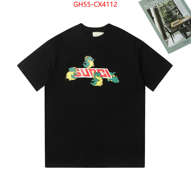 Clothing-Gucci fake high quality ID: CX4112 $: 55USD