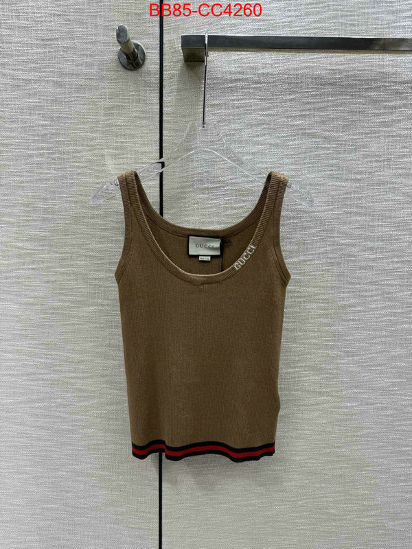 Clothing-Gucci what 1:1 replica ID: CC4260 $: 85USD