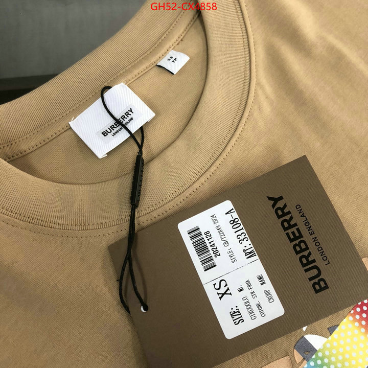 Clothing-Burberry wholesale ID: CX4858 $: 52USD