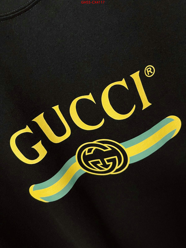 Clothing-Gucci best luxury replica ID: CX4117 $: 55USD