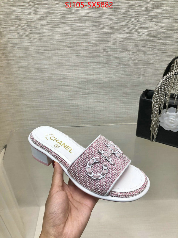 Women Shoes-Chanel customize best quality replica ID: SX5882 $: 105USD