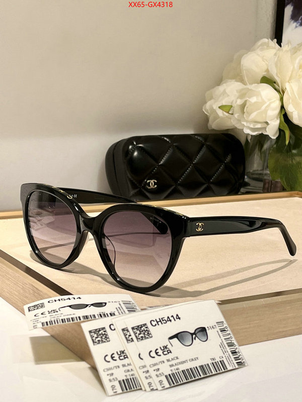 Glasses-Chanel shop the best high quality ID: GX4318 $: 65USD