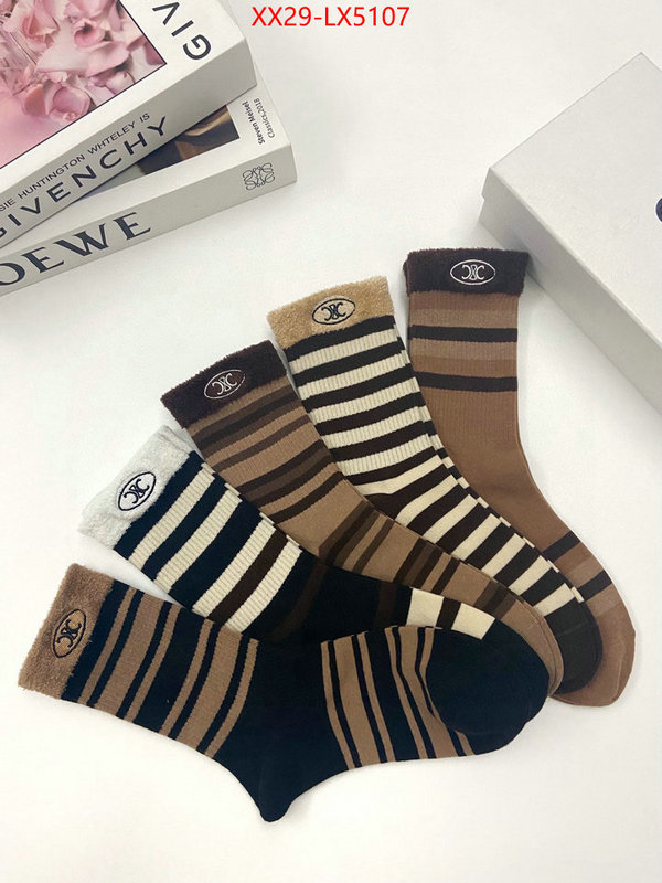 Sock-CELINE replicas buy special ID: LX5107 $: 29USD