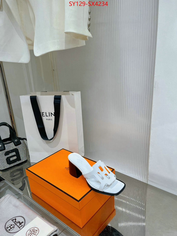 Women Shoes-Hermes top fake designer ID: SX4234 $: 129USD