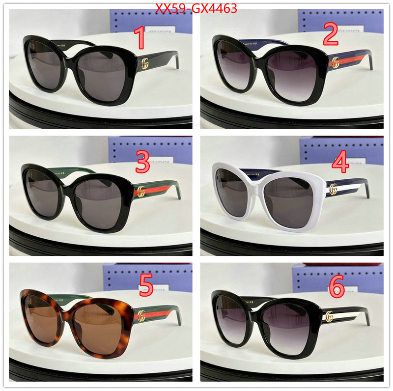 Glasses-Gucci luxury cheap ID: GX4463 $: 59USD