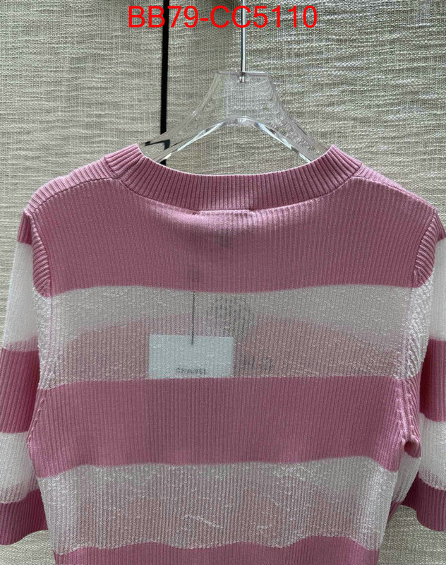 Clothing-Chanel highest quality replica ID: CC5110 $: 79USD