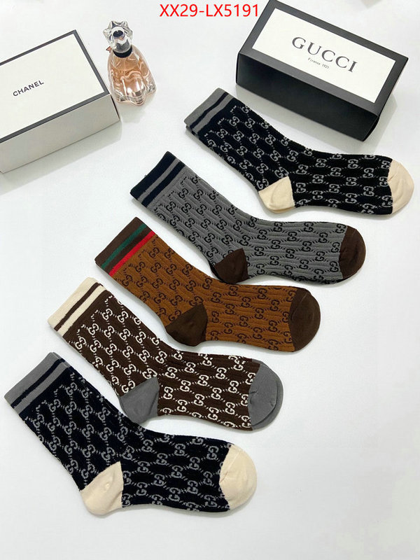 Sock-Gucci every designer ID: LX5191 $: 29USD