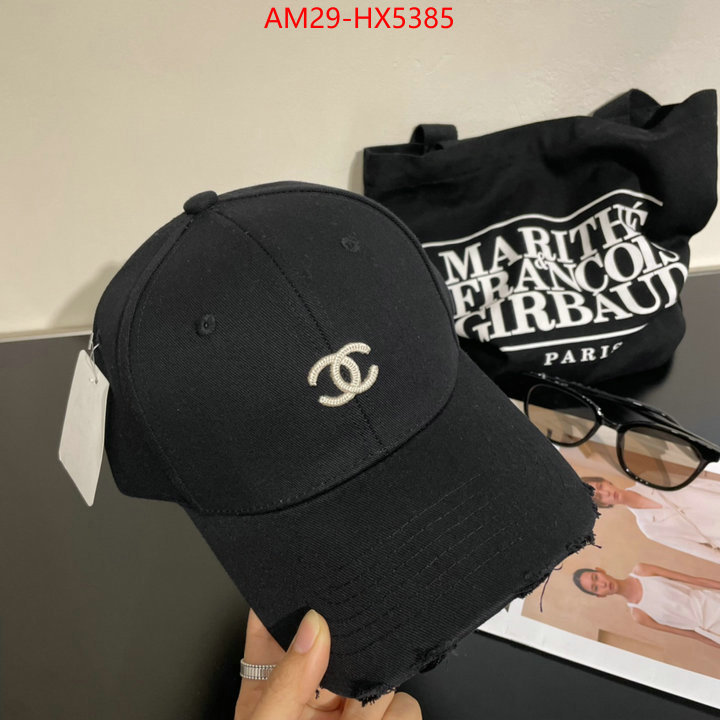 Cap (Hat)-Chanel top quality designer replica ID: HX5385 $: 29USD