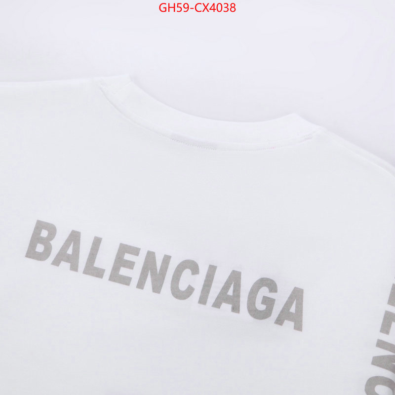 Clothing-Balenciaga replcia cheap from china ID: CX4038 $: 59USD