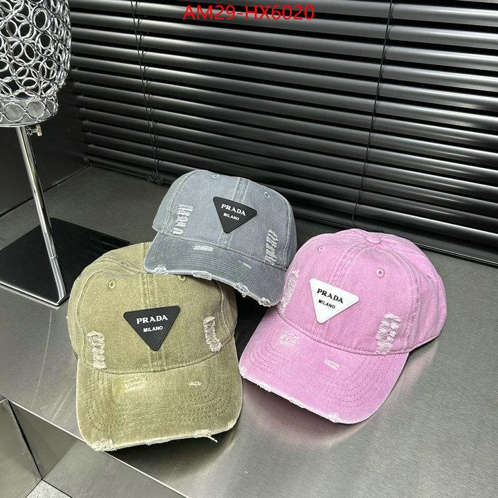 Cap (Hat)-Prada can you buy knockoff ID: HX6020 $: 29USD