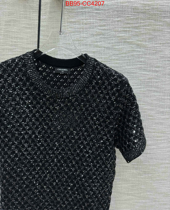 Clothing-Chanel what is aaaaa quality ID: CC4207 $: 95USD