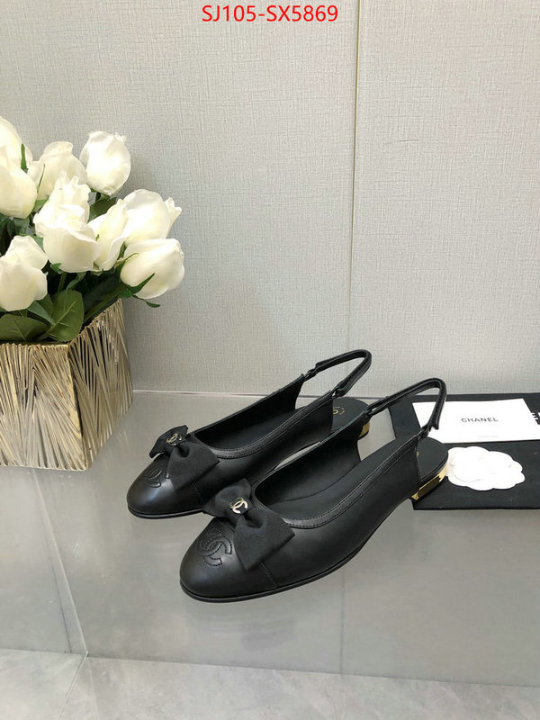 Women Shoes-Chanel luxury fake ID: SX5869 $: 105USD