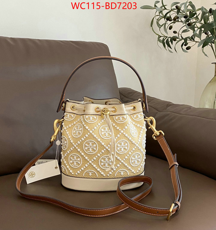 Tory Burch Bags(4A)-Bucket Bag- perfect quality designer replica ID: BD7203 $: 115USD,