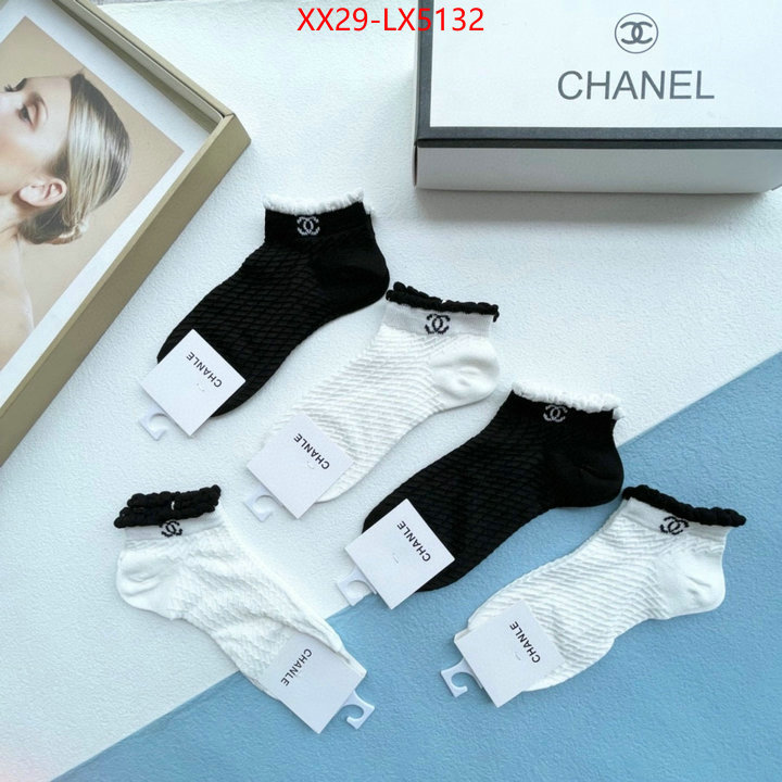 Sock-Chanel fake aaaaa ID: LX5132 $: 29USD