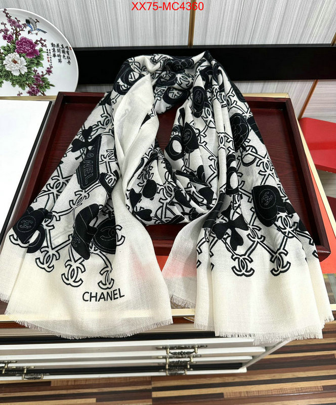 Scarf-Chanel designer replica ID: MC4360 $: 75USD