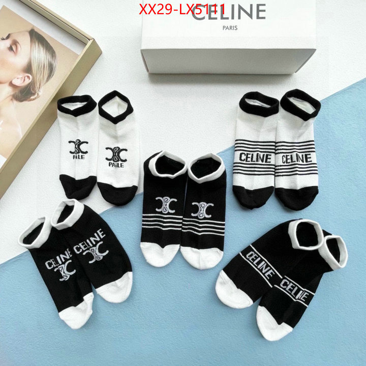 Sock-CELINE where to buy replicas ID: LX5111 $: 29USD