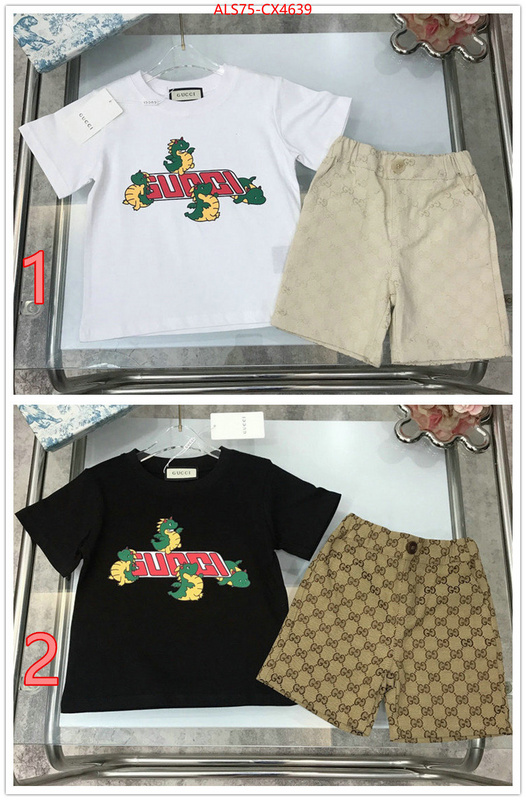 Kids clothing-Gucci luxury cheap replica ID: CX4639 $: 75USD