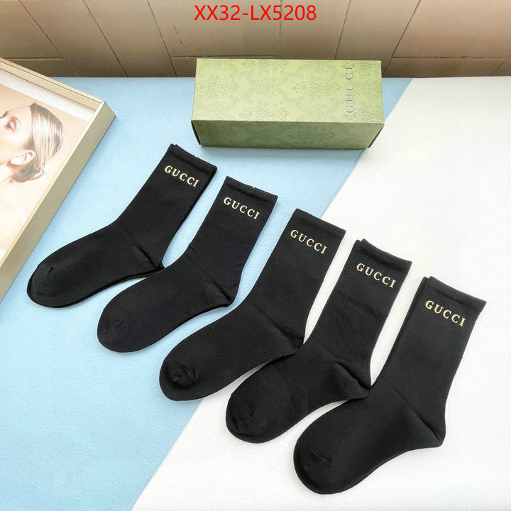 Sock-Gucci copy ID: LX5208 $: 32USD