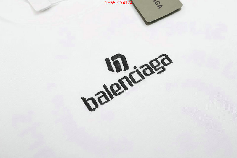 Clothing-Balenciaga where can you buy replica ID: CX4174 $: 55USD