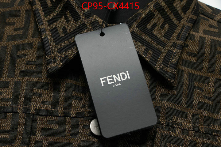 Clothing-Fendi replica wholesale ID: CX4415 $: 95USD
