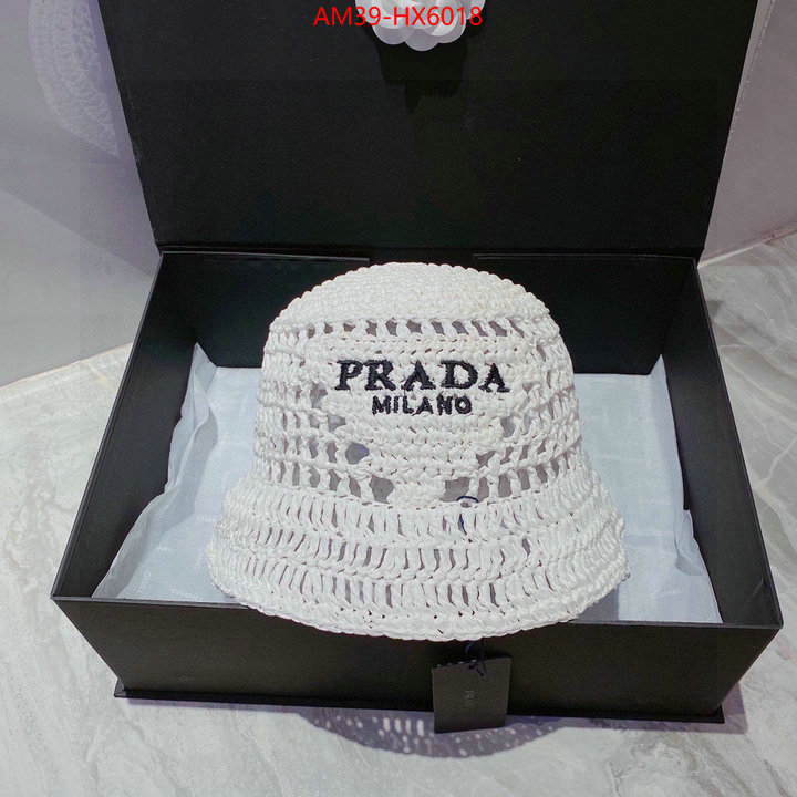 Cap (Hat)-Prada can you buy knockoff ID: HX6018 $: 39USD