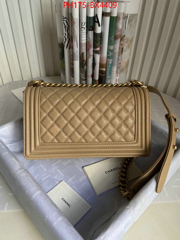 Chanel Bags(TOP)-Le Boy online sale ID: BX4409 $: 175USD,