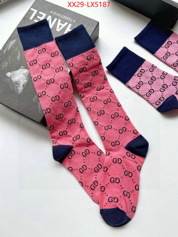 Sock-Gucci wholesale ID: LX5187 $: 29USD