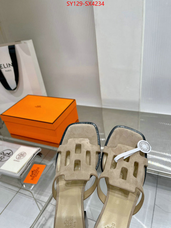 Women Shoes-Hermes top fake designer ID: SX4234 $: 129USD