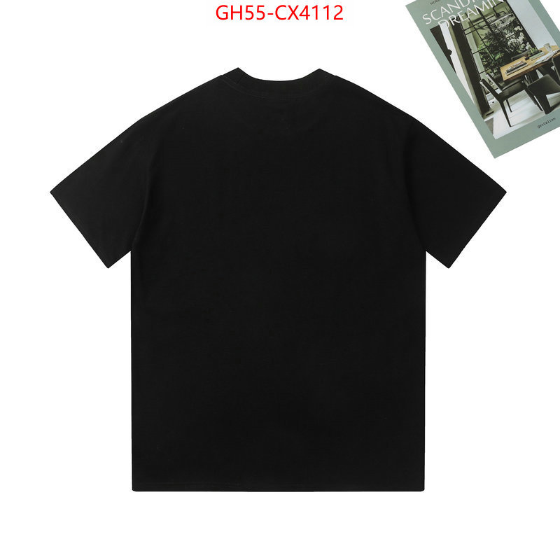 Clothing-Gucci fake high quality ID: CX4112 $: 55USD