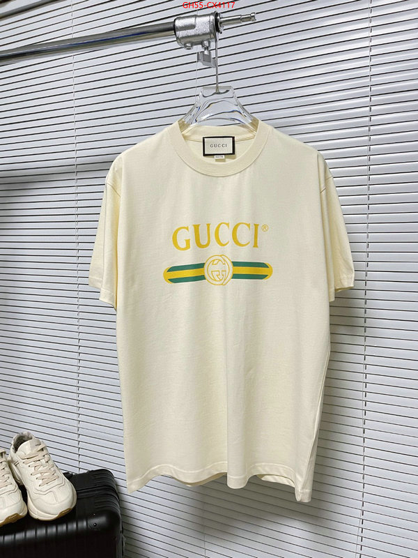 Clothing-Gucci best luxury replica ID: CX4117 $: 55USD