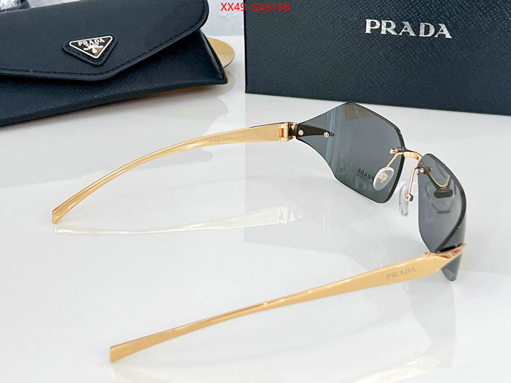 Glasses-Prada luxury ID: GX6108 $: 49USD