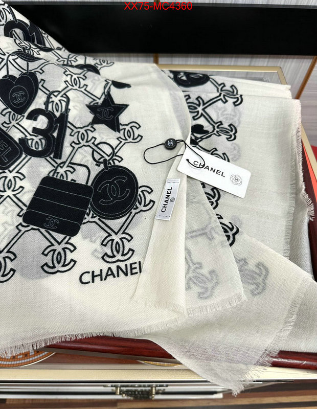 Scarf-Chanel designer replica ID: MC4360 $: 75USD