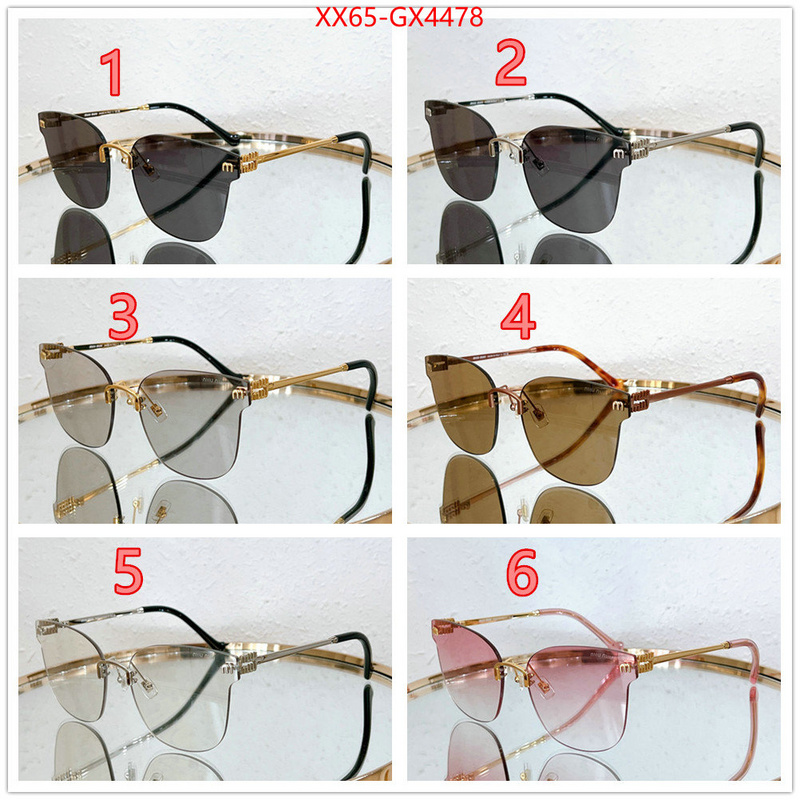 Glasses-Miu Miu best like ID: GX4478 $: 65USD