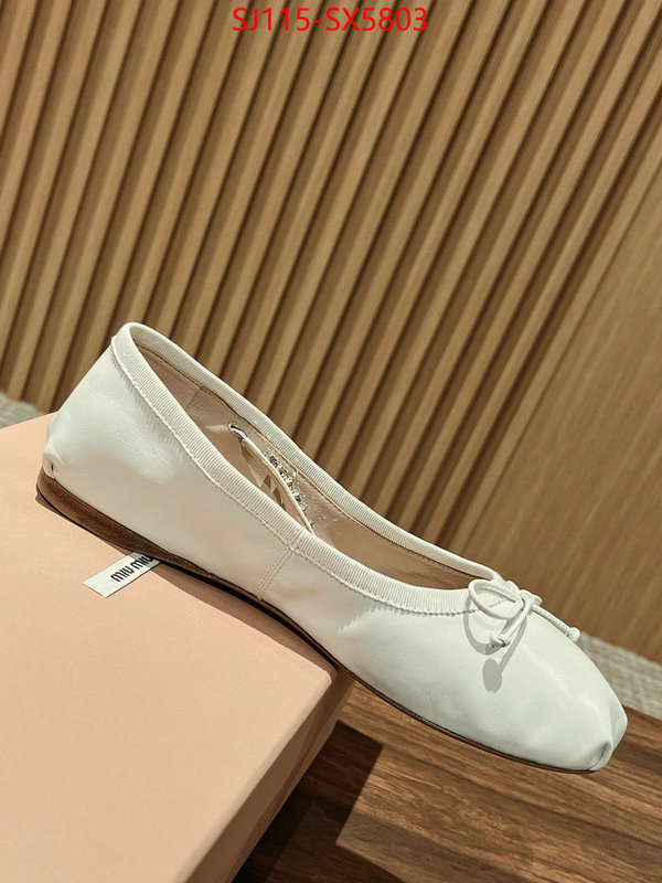 Women Shoes-Miu Miu 2024 aaaaa replica 1st copy ID: SX5803 $: 115USD