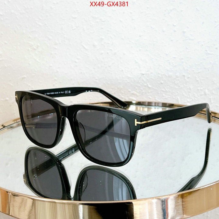 Glasses-Tom Ford luxury fashion replica designers ID: GX4381 $: 49USD