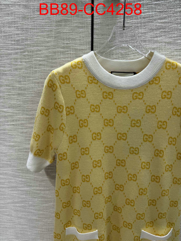 Clothing-Gucci top quality fake ID: CC4258 $: 89USD