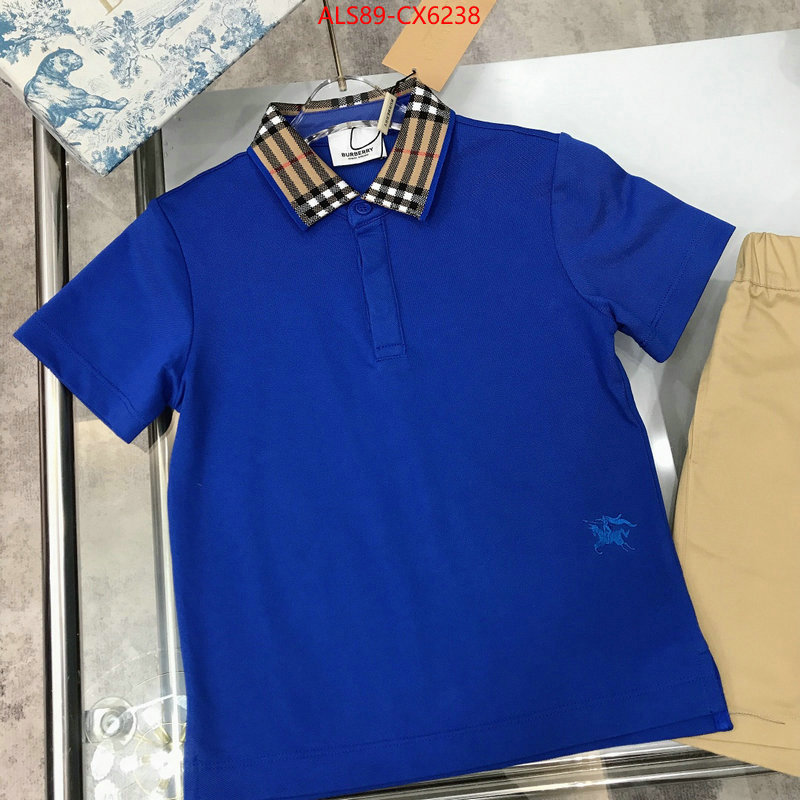 Kids clothing-Burberry best replica 1:1 ID: CX6238 $: 89USD