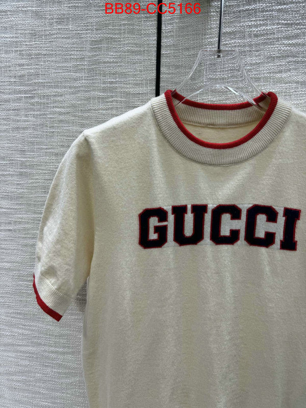 Clothing-Gucci best replica quality ID: CC5166 $: 89USD