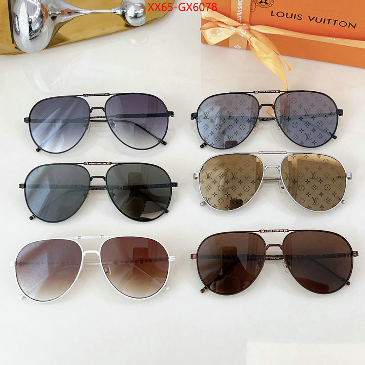 Glasses-LV the quality replica ID: GX6078 $: 65USD