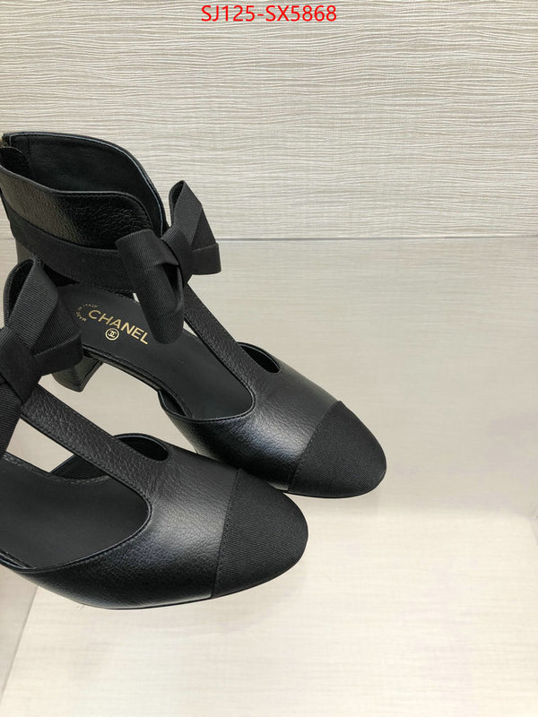 Women Shoes-Chanel how to find designer replica ID: SX5868 $: 125USD