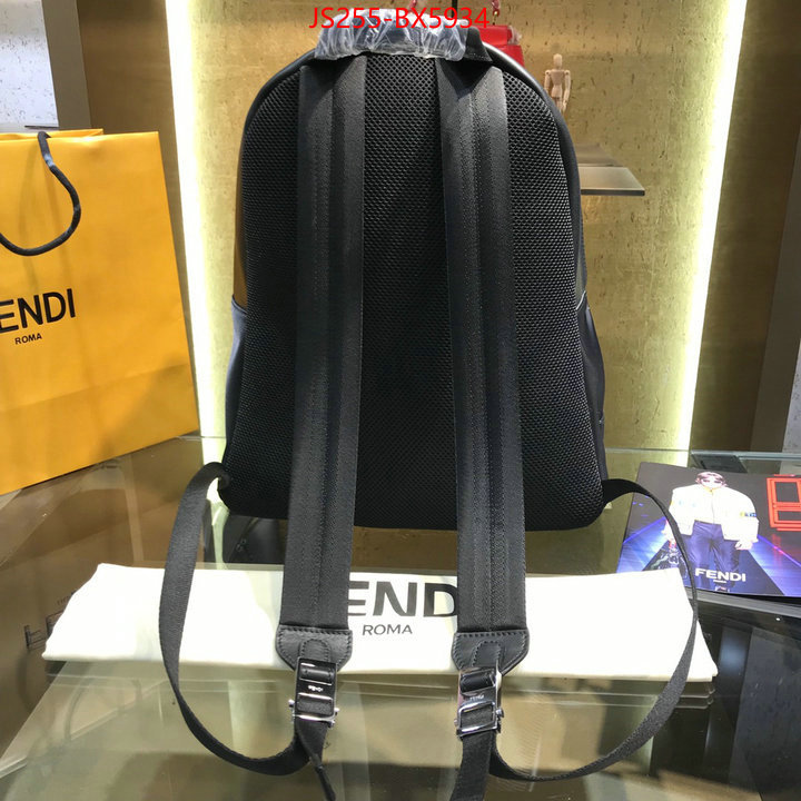 Fendi Bags(TOP)-Backpack- buy high-quality fake ID: BX5934 $: 255USD,