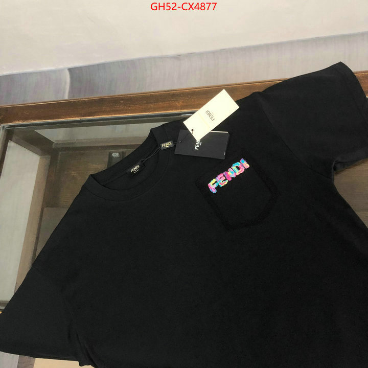 Clothing-Fendi replica wholesale ID: CX4877 $: 52USD